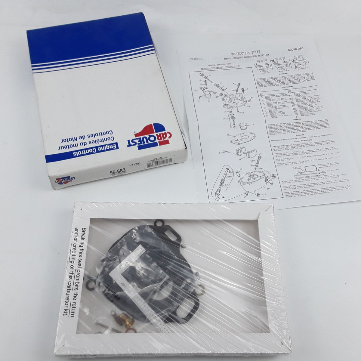 Carquest 96-683 Carburetor Repair Kit Replaces 861A 2G1463 R6623A 12054 865 874