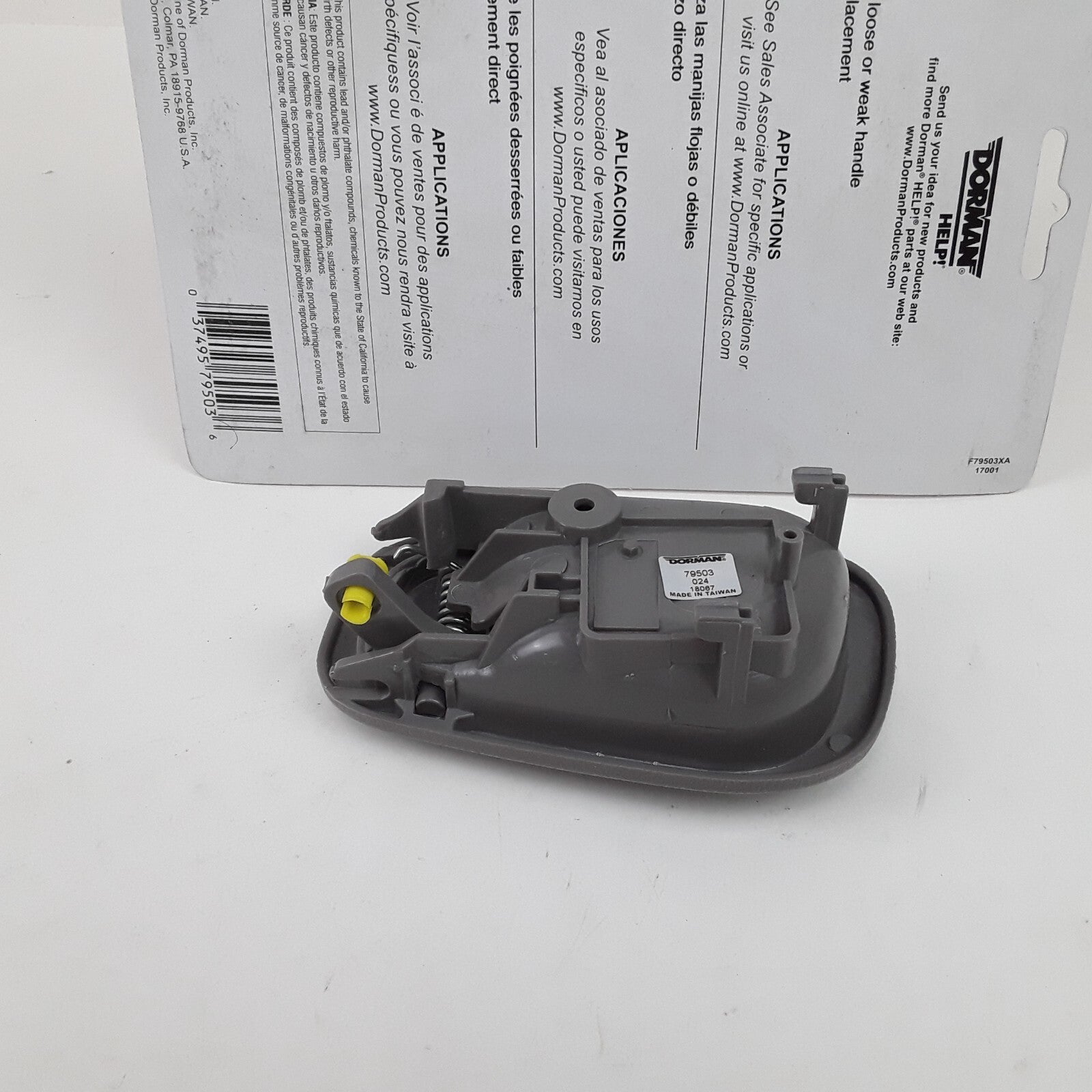 Dorman 79503 Front Right Rear Interior Door Handle Fits Toyota Corolla 1998-2002