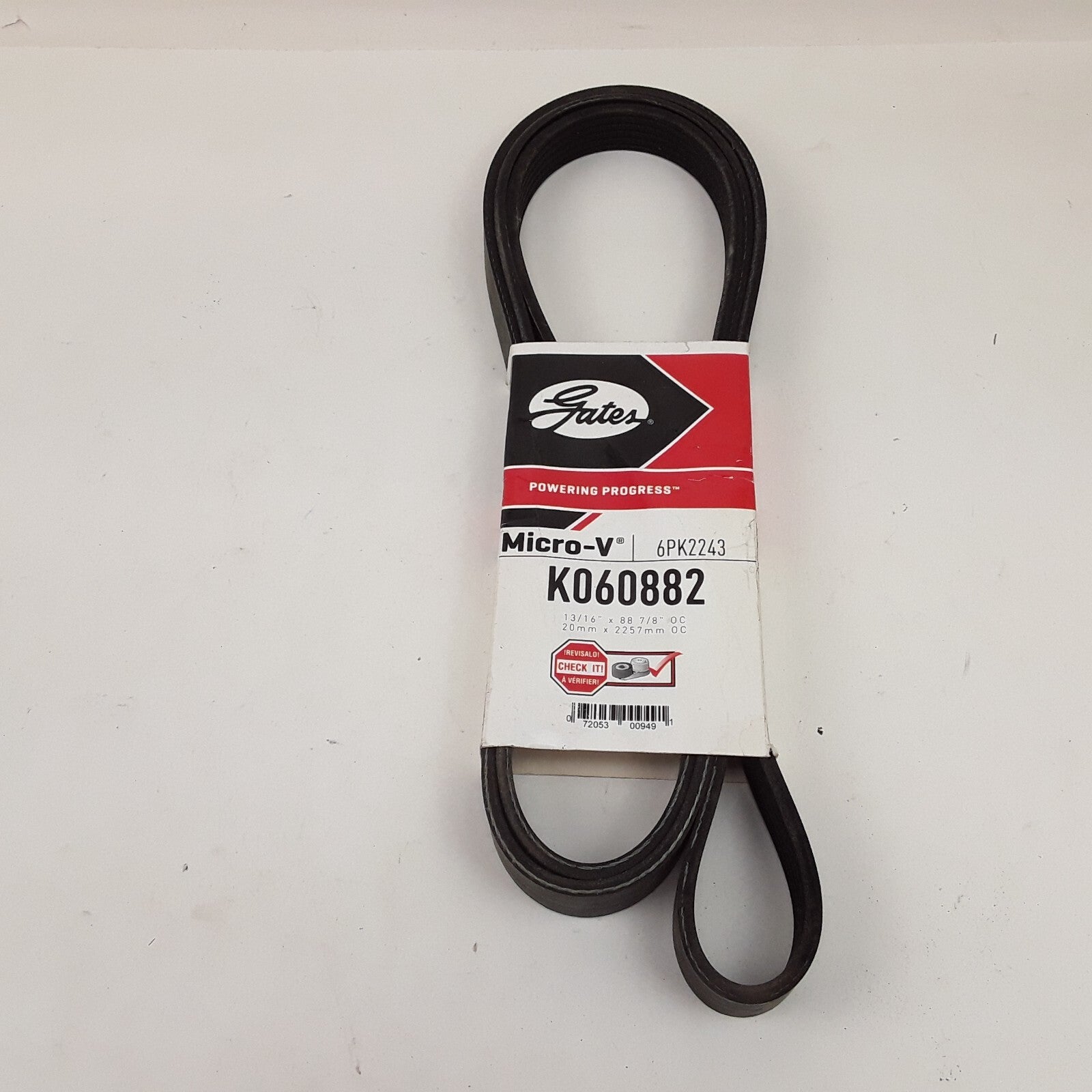 Micro-V Serpentine Drive Belt Fits Chevrolet Malibu 2004 06 Dodge Dakota 2000 03