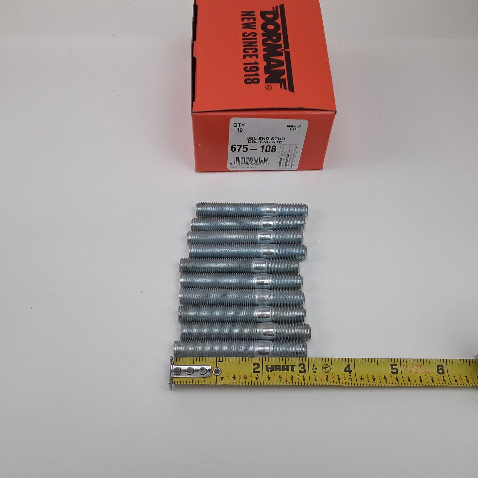 Multi-Purpose Double Ended Stud - 7/16-14 x 3/4 In. and 7/16-20 x 1-13/16 In
