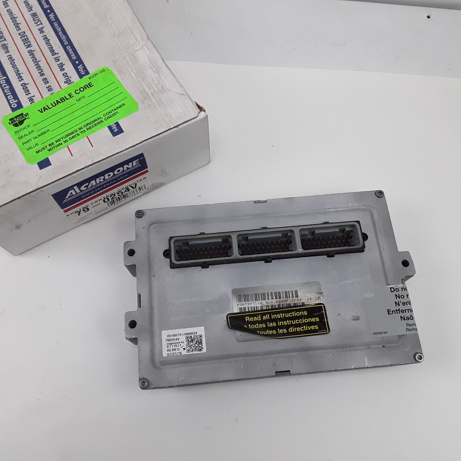 Cardone 79-0254V Engine Control Module Rectangle For Dodge Ram 1500 Van 2001