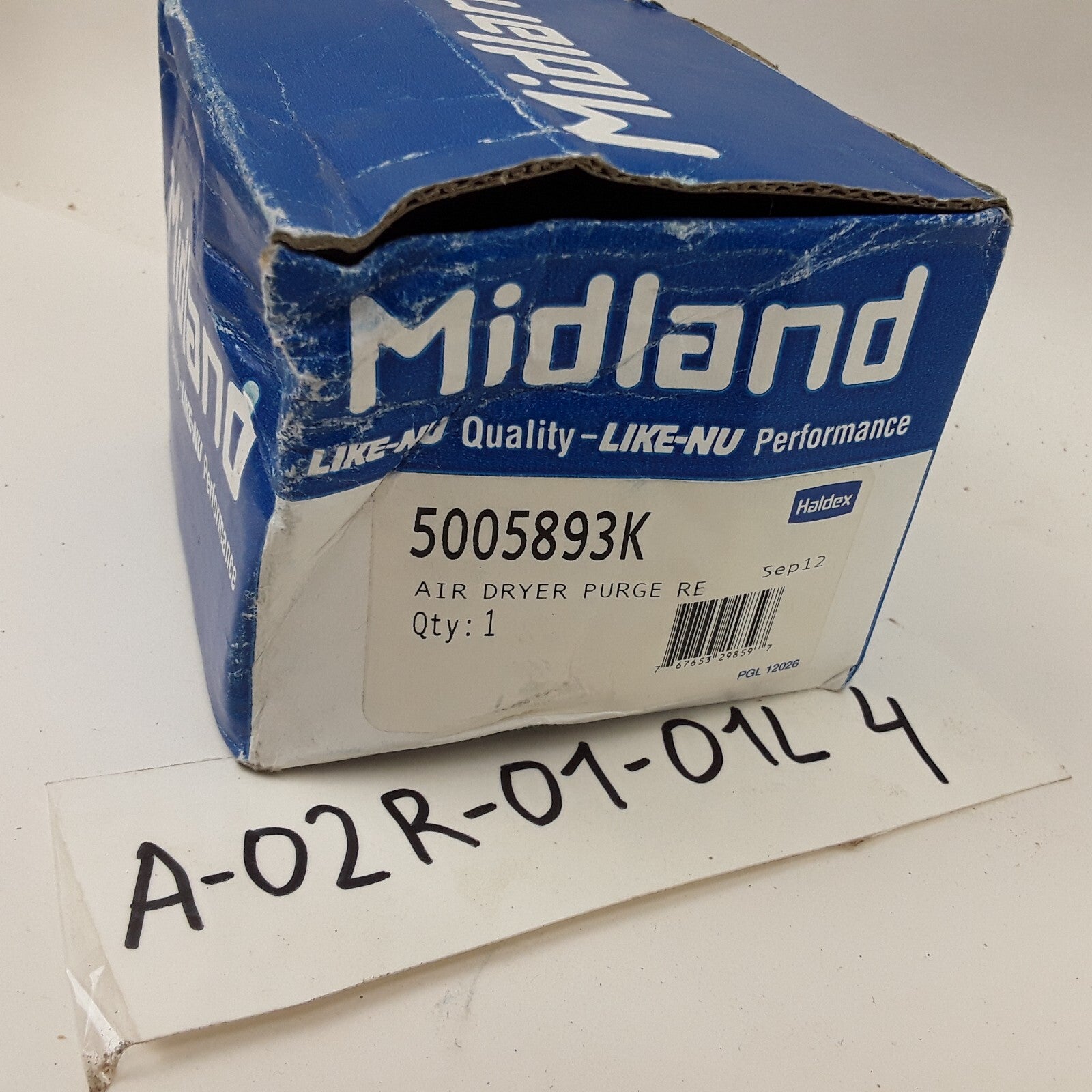 Haldex 5005893K Air Brake Dryer Purge Valve For Bendix AD-9 Air Brake Dryer