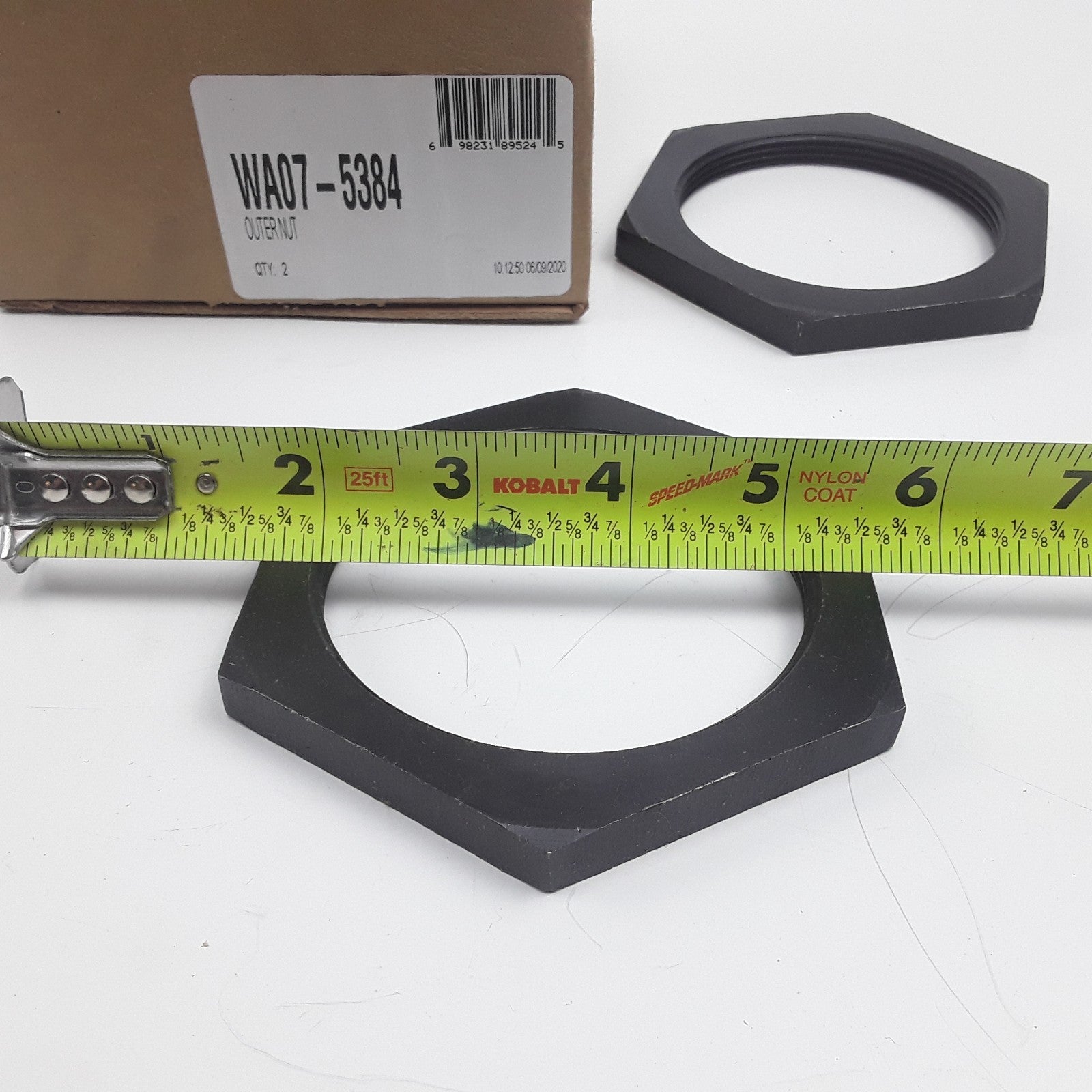 World American WA07-5384 Spindle Nut Outer 3 1/4"-12 Thread, 4" A.F 1" Thickness