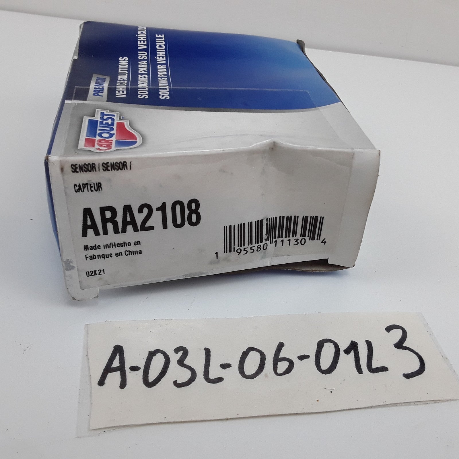Carquest ARA2108 ABS Speed Sensor Assembly Fits Mazda 2 (2011 2012 2013 2014)