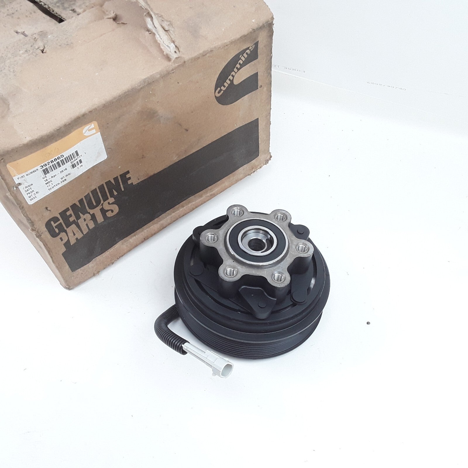 Cummins 3928865 Cooling Fan Clutch For Primarily On Tier 3 6.7 Liter B Engines