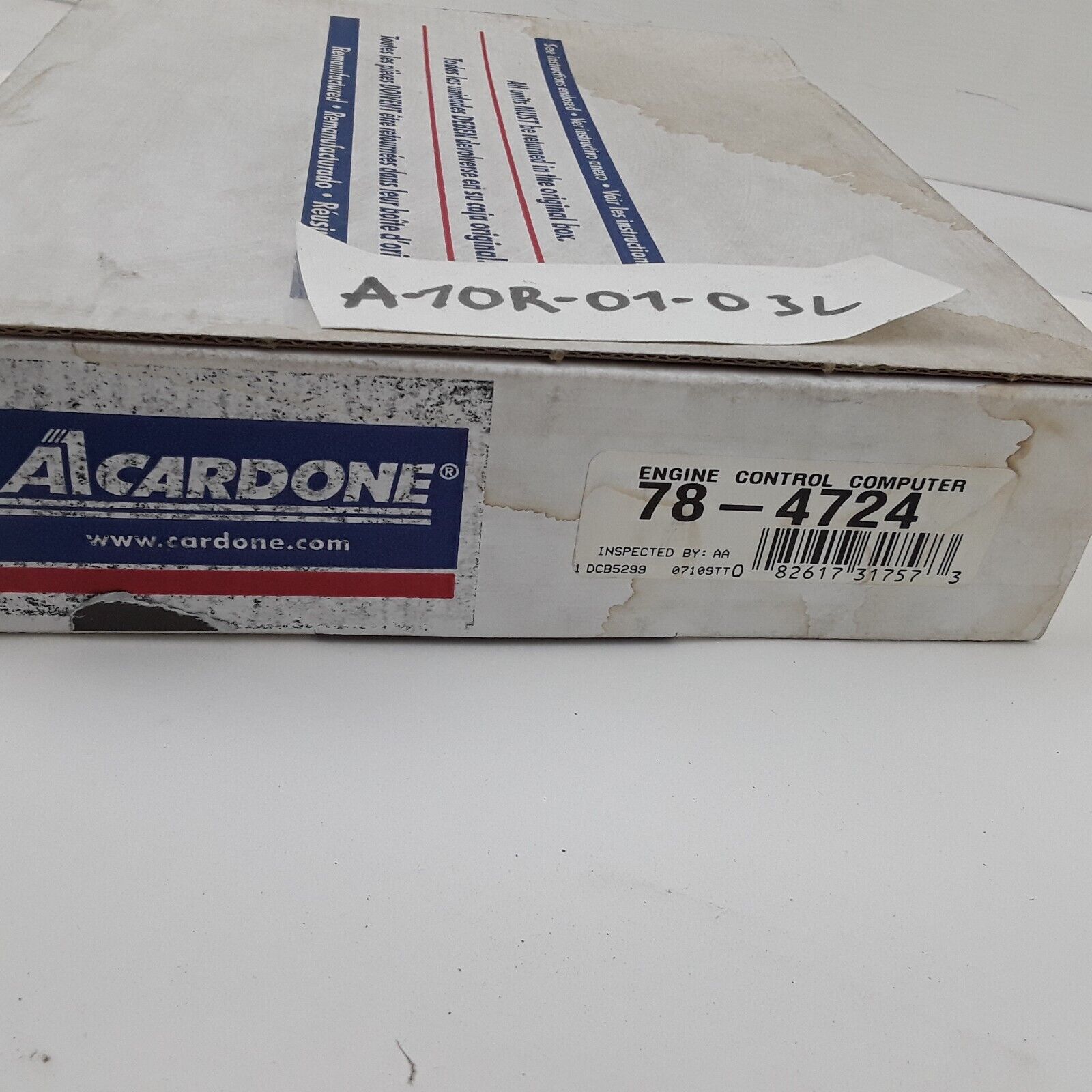 Cardone Reman 78-4724 Powertrain Engine Control Module Rectangle For Ford 1988