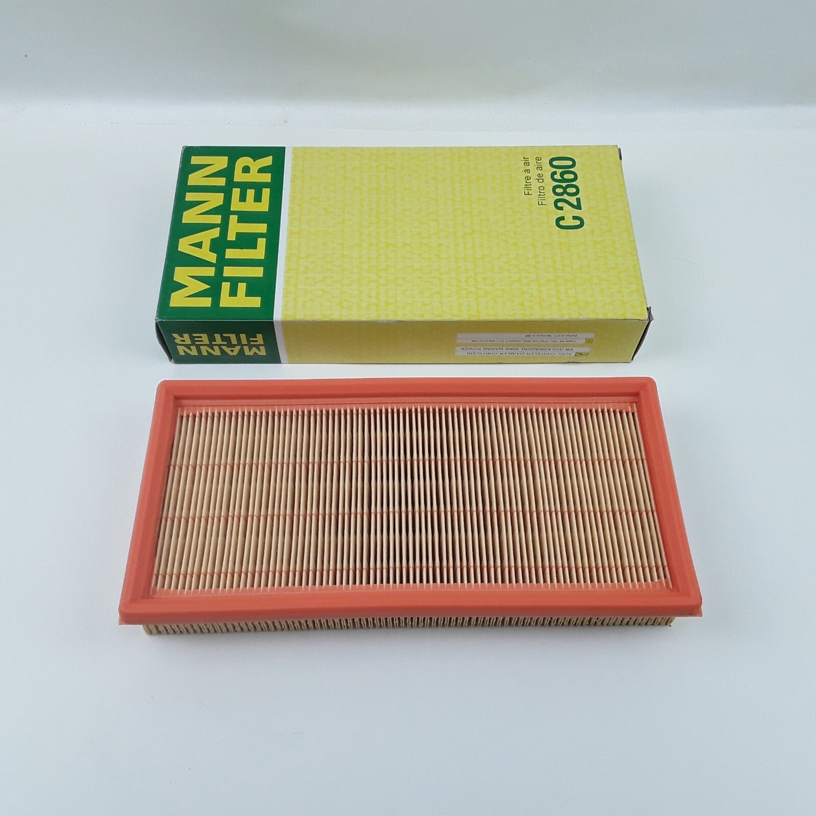 Mann-Filter Air Filter Fits Volkswagen Audi Dodge Plymouth Chrysler (1976-2002)
