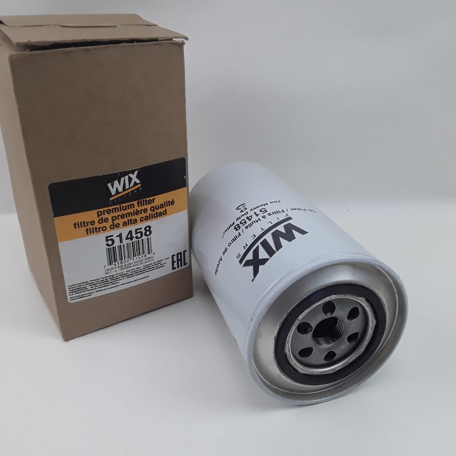Wix 51458 Heavy Duty High Performance Premium Spin-On Lube Engine Oil Filter