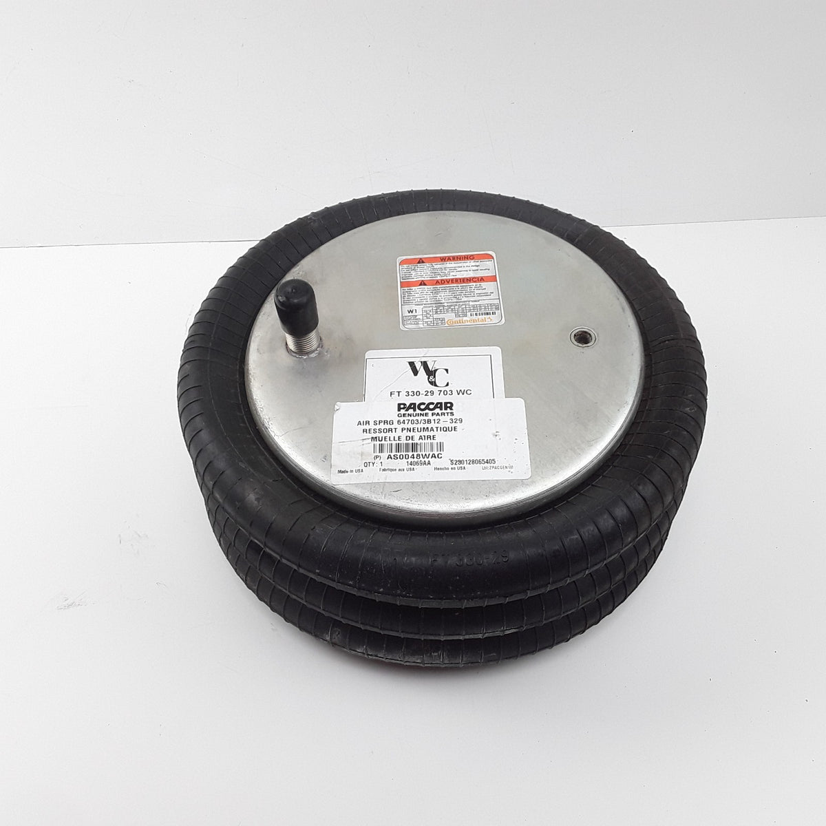Paccar AS0048WAC Airlift Bag Air Suspension Spring For Heavy Duty Car Trucks