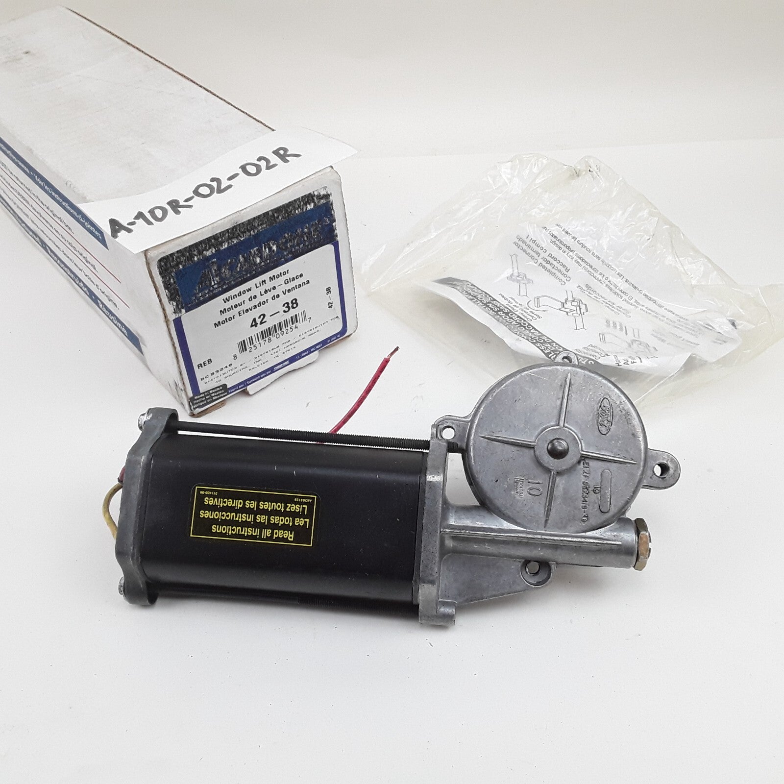 Cardone 42-38 Power Window Motor Convertible Reman For Ford Mustang 1984-1993