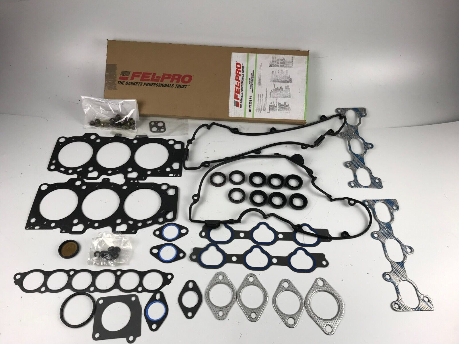 OEM Fel-Pro HS 26276 PT Engine Cylinder Head Gasket Set for Hyundai, Kia 2.7L - HotCarParts