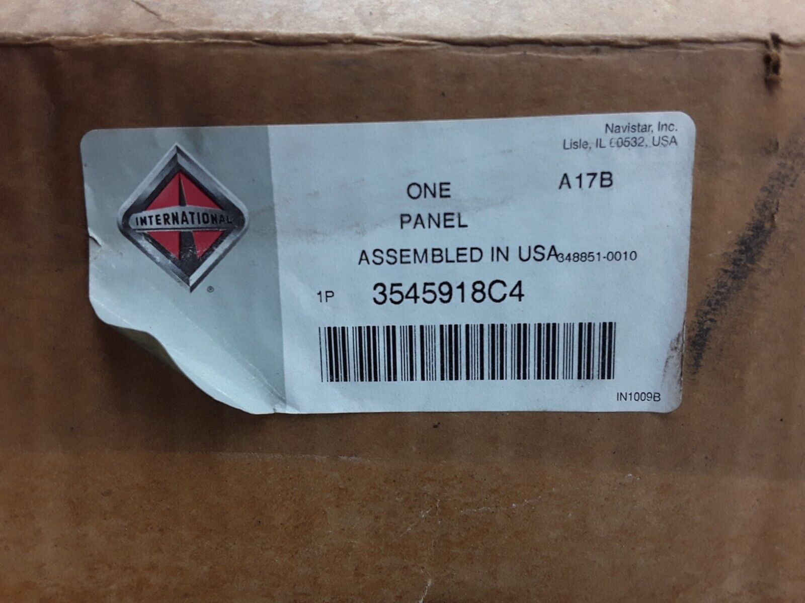 OEM INTERNATIONAL 4100 4200 4300 RIGHT FRT FORWARD HEADLIGHT FILLER PANEL 02-18 - HotCarParts