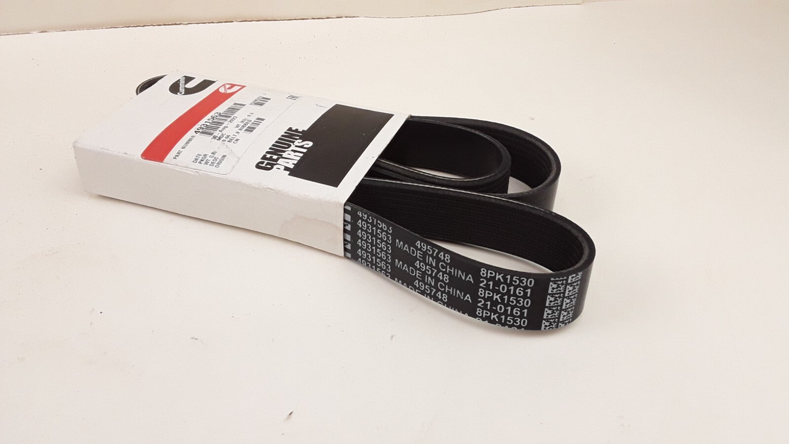 Cummins 4931563 Drive Belt Ribbed V-Belt Accessory ISB/QSB Engines 2.5x2.5x20 cm