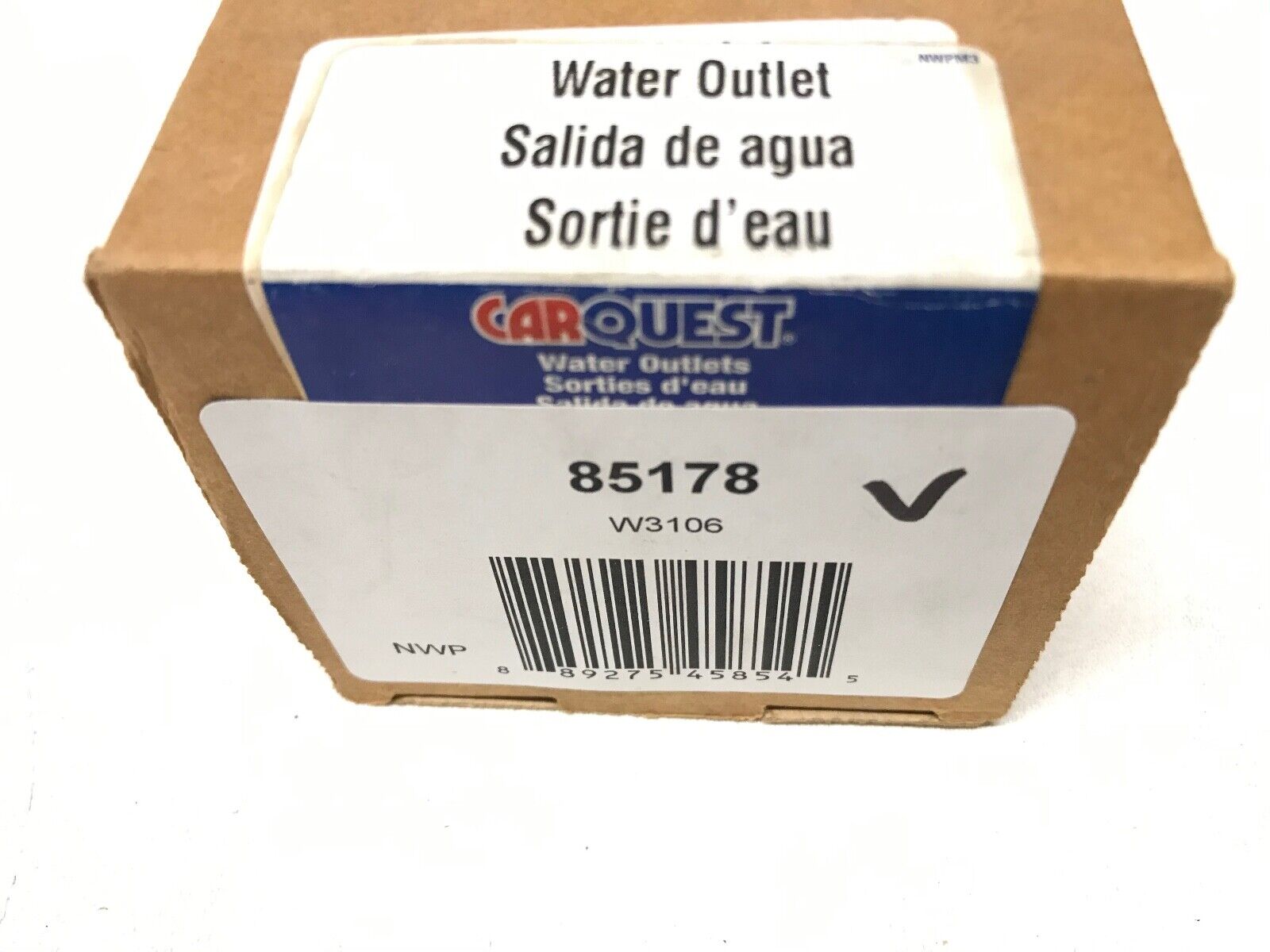 CARQUEST Cooling 85178 Thermostat Housing - Engine Coolant Water Outlet FAST SHI - HotCarParts