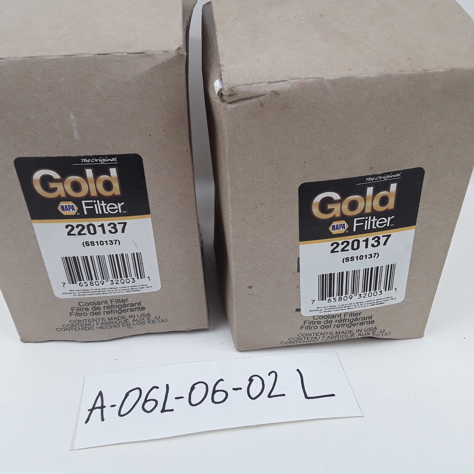 Set Of 2 NAPA Gold 220137 Heavy Duty Engine Oil Filter For Diesel Equipment