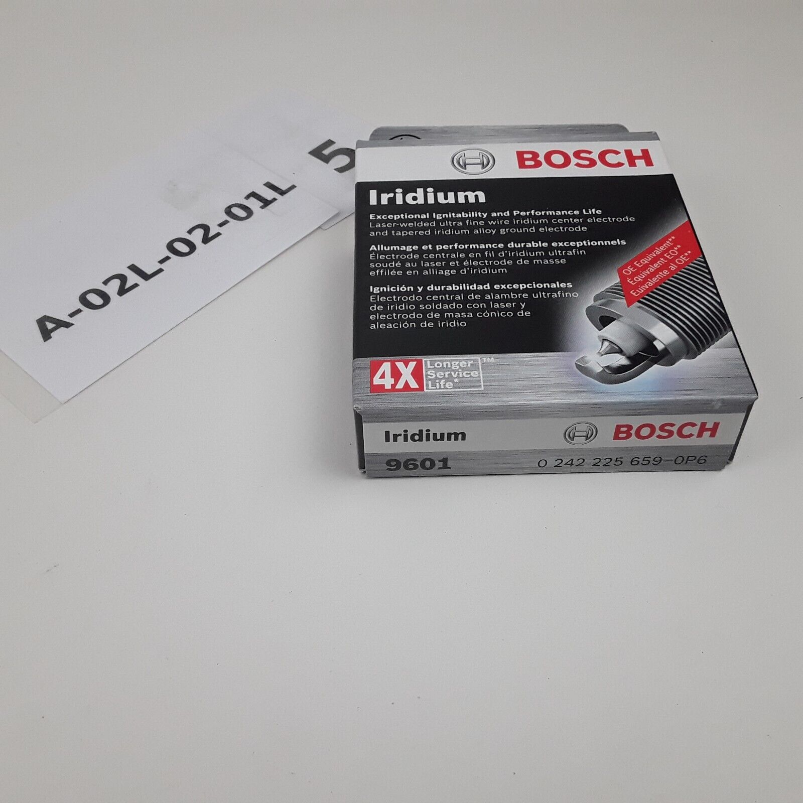 4 PCS BOSCH 9601 Spark Plugs OE Double Iridium For Buick Chevy Ford GMC Pontiac
