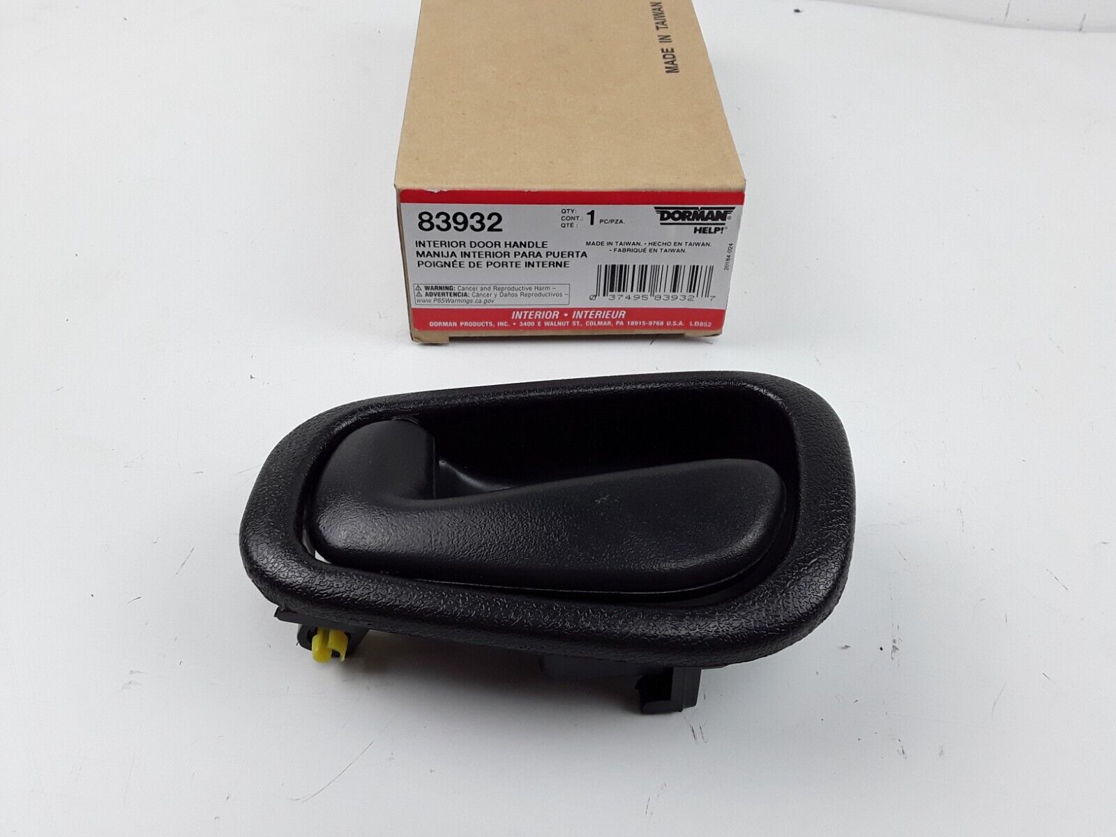Interior Door Handle Dorman 83932 fits 1998-2002 Toyota Corolla Rear Left Black - HotCarParts