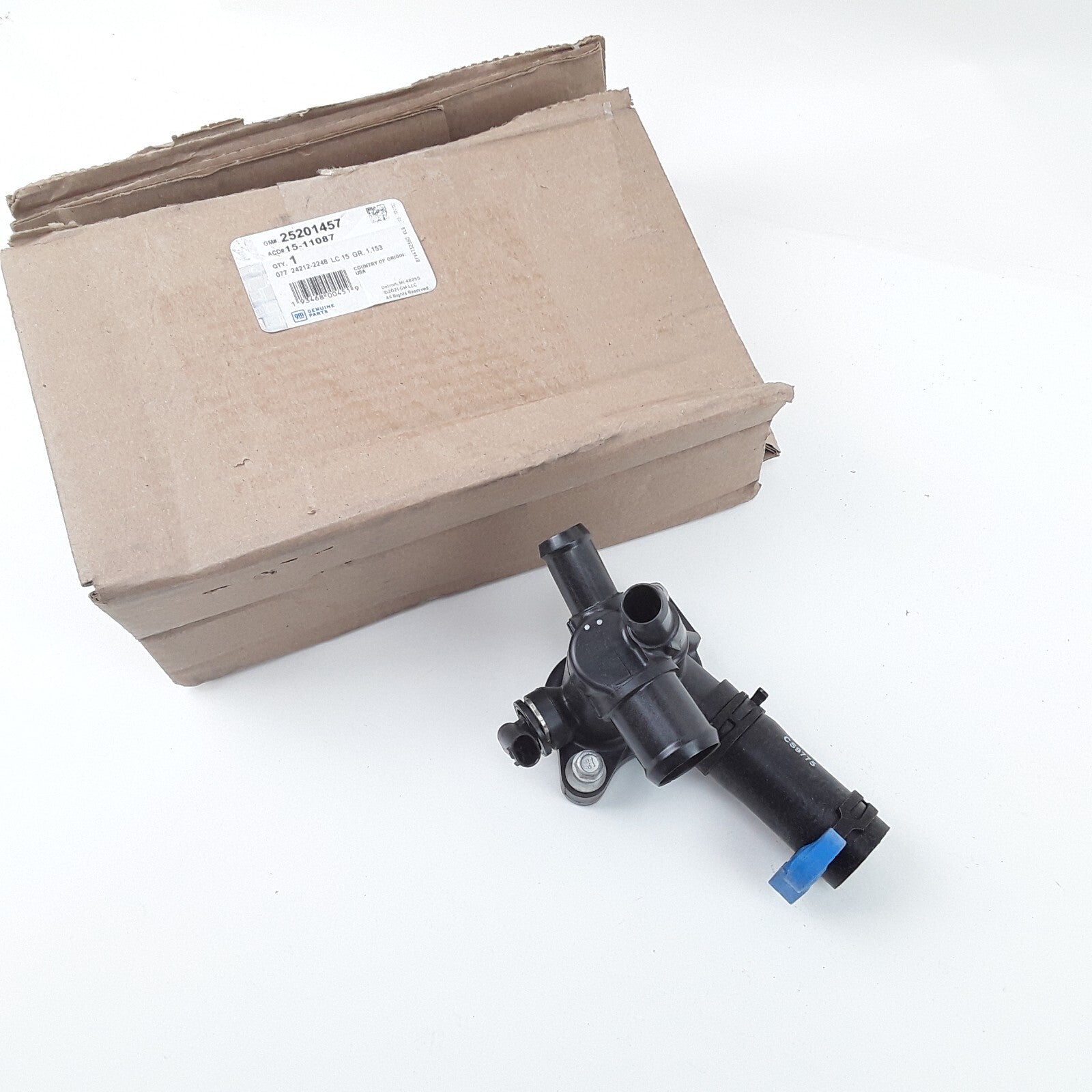 Engine Coolant Water Outlet Fits Buick Envision 2016-20 Chevrolet Blazer 2019-21