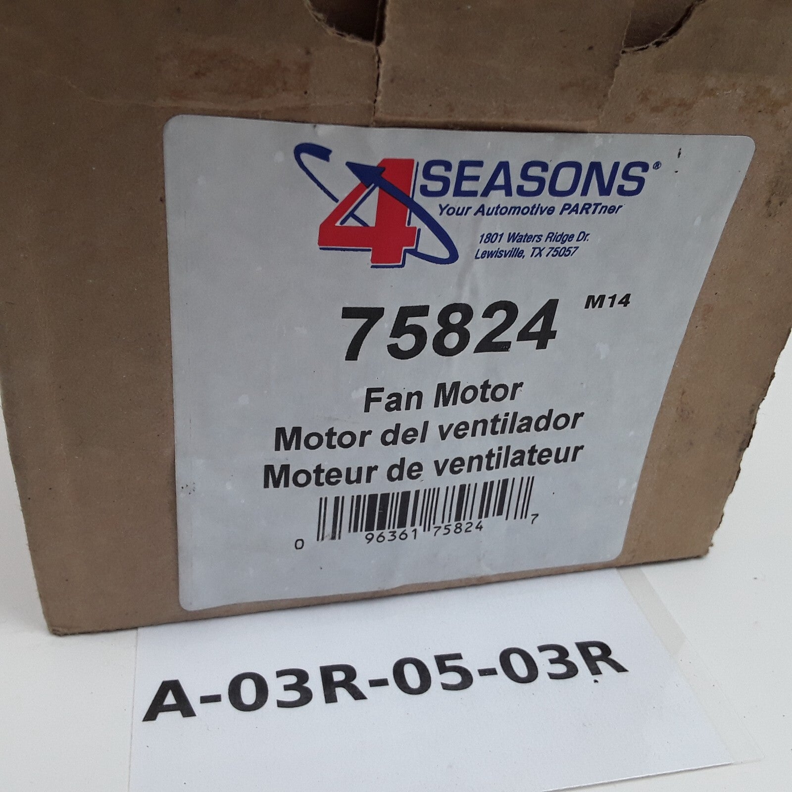Four Seasons 75824 Engine Cooling Fan Motor Fits Jeep Grand Cherokee (2004)