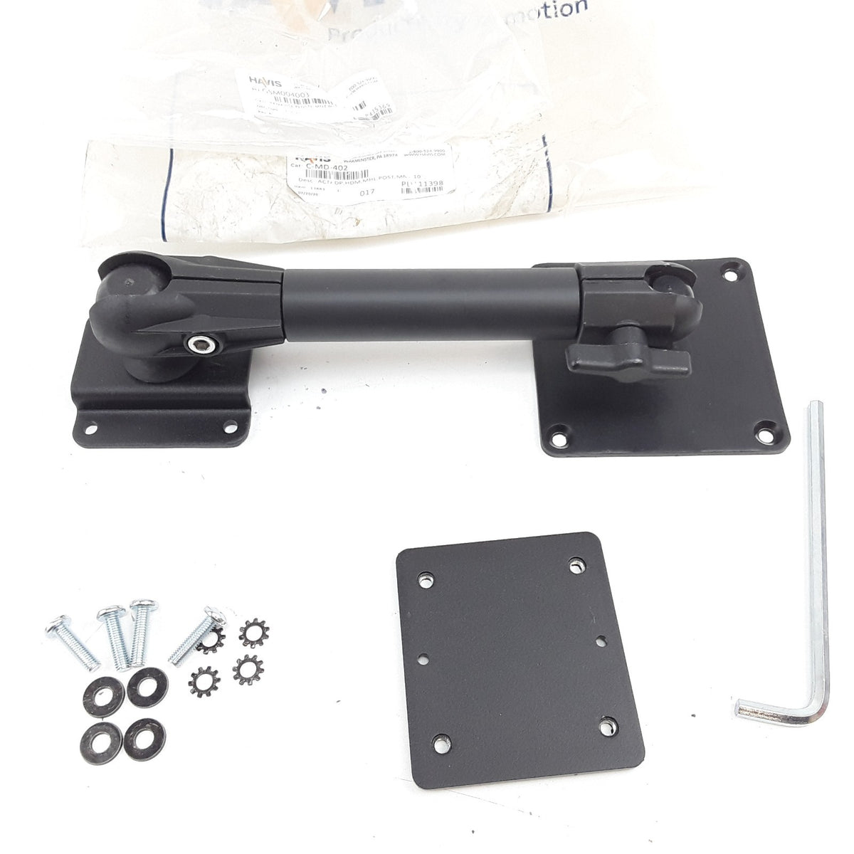 Havis C-MD-402 Universal Rugged Articulating Dual Ball Mount 10-inch