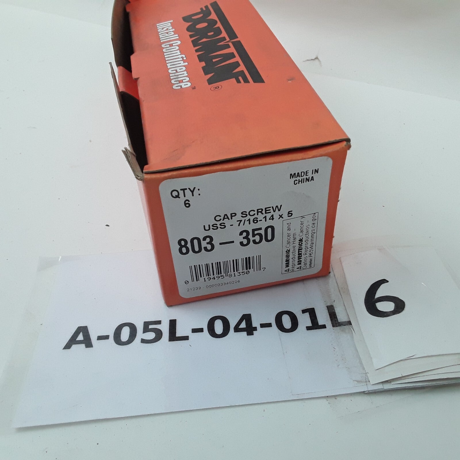 Multipurpose Car Truck Bolt Cap Screw-Hex Head-Grade 5- 7/16-14 x 5 In Pack of 6