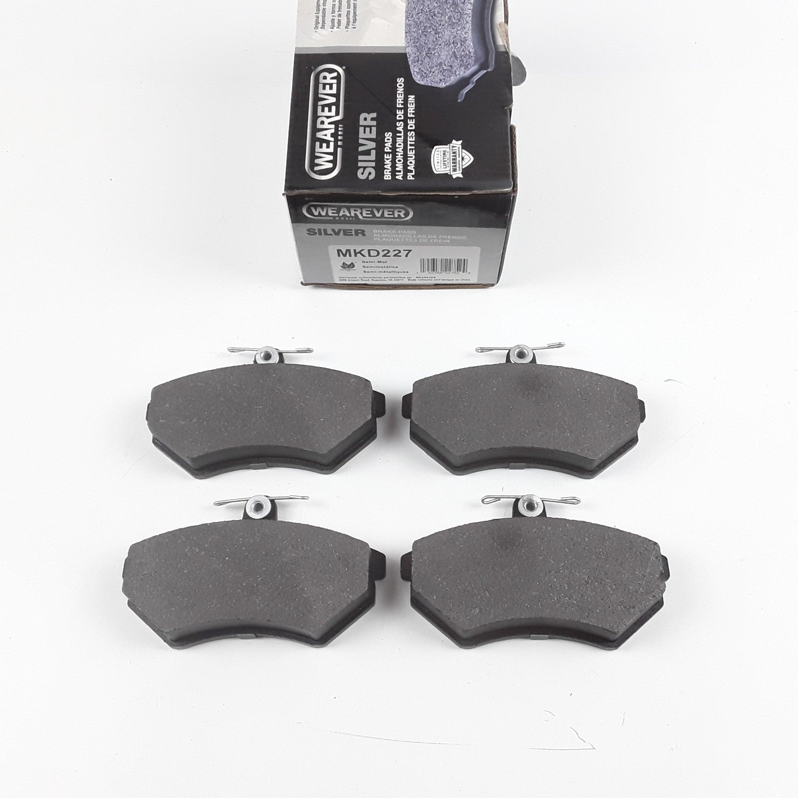 Wearever MKD227 Front Disc Brake Pad Set Fits Audi Quattro, 5000 1981 1982 1983