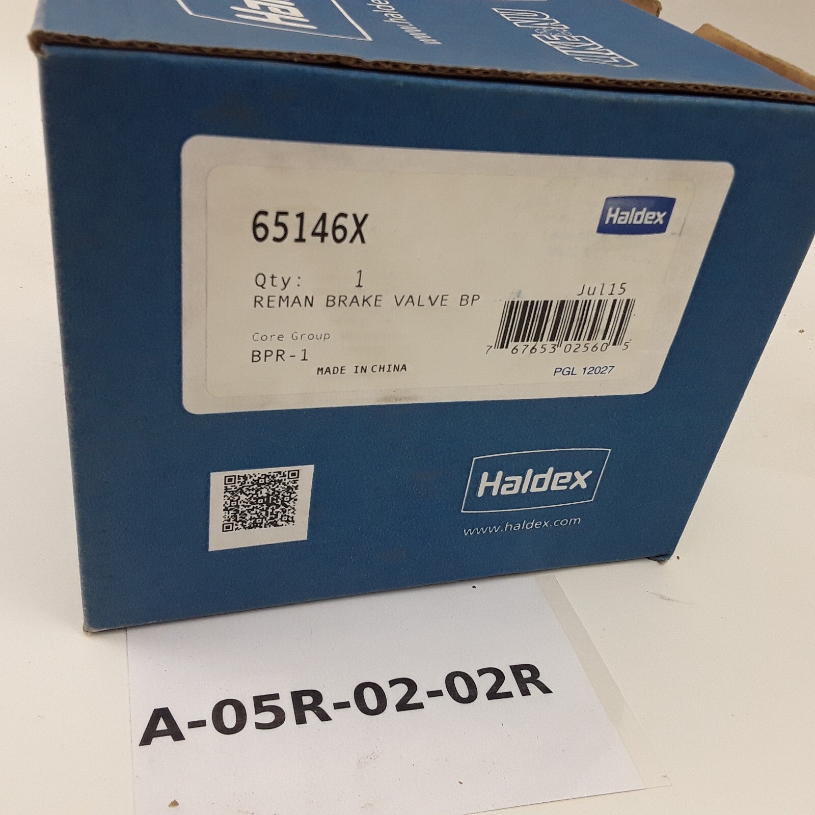 Haldex 65146X Air Brake Relay Valve 3/8" 4 Port Delivery For Heavy Duty Trucks