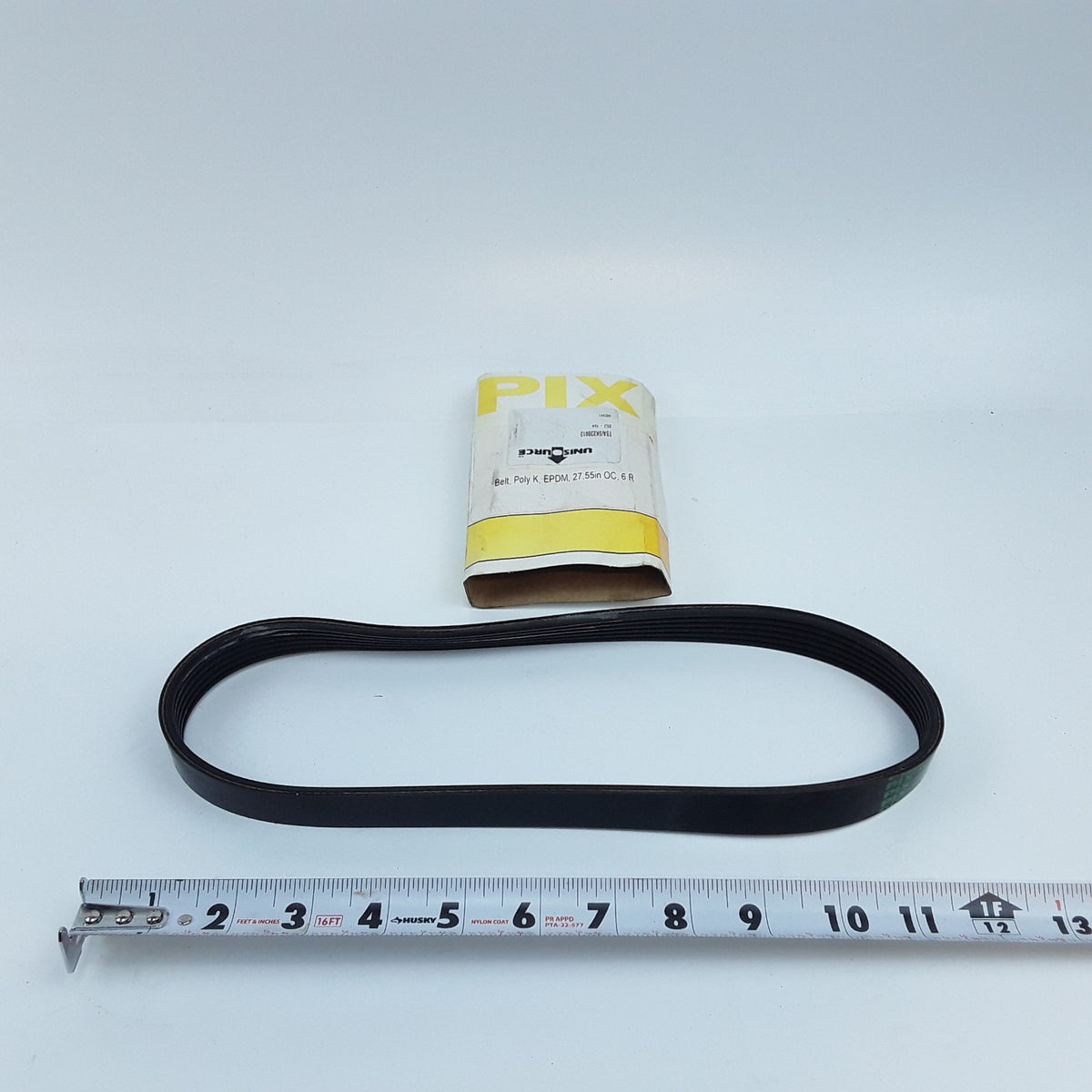 Pix-Thermal-xc P060268E ,14647119 Rubber Fan Belt EPDM 27.55" OC, 6R Forklift