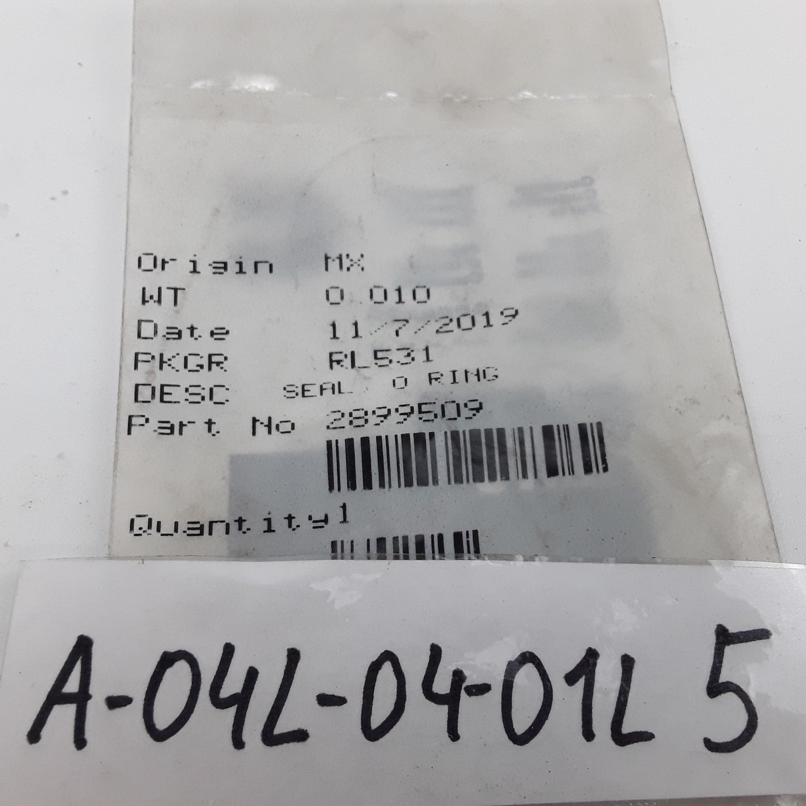 OEM Cummins 2899509 O-Ring Seal Assembly Fits ISX12 G CM2180 EJ Engines