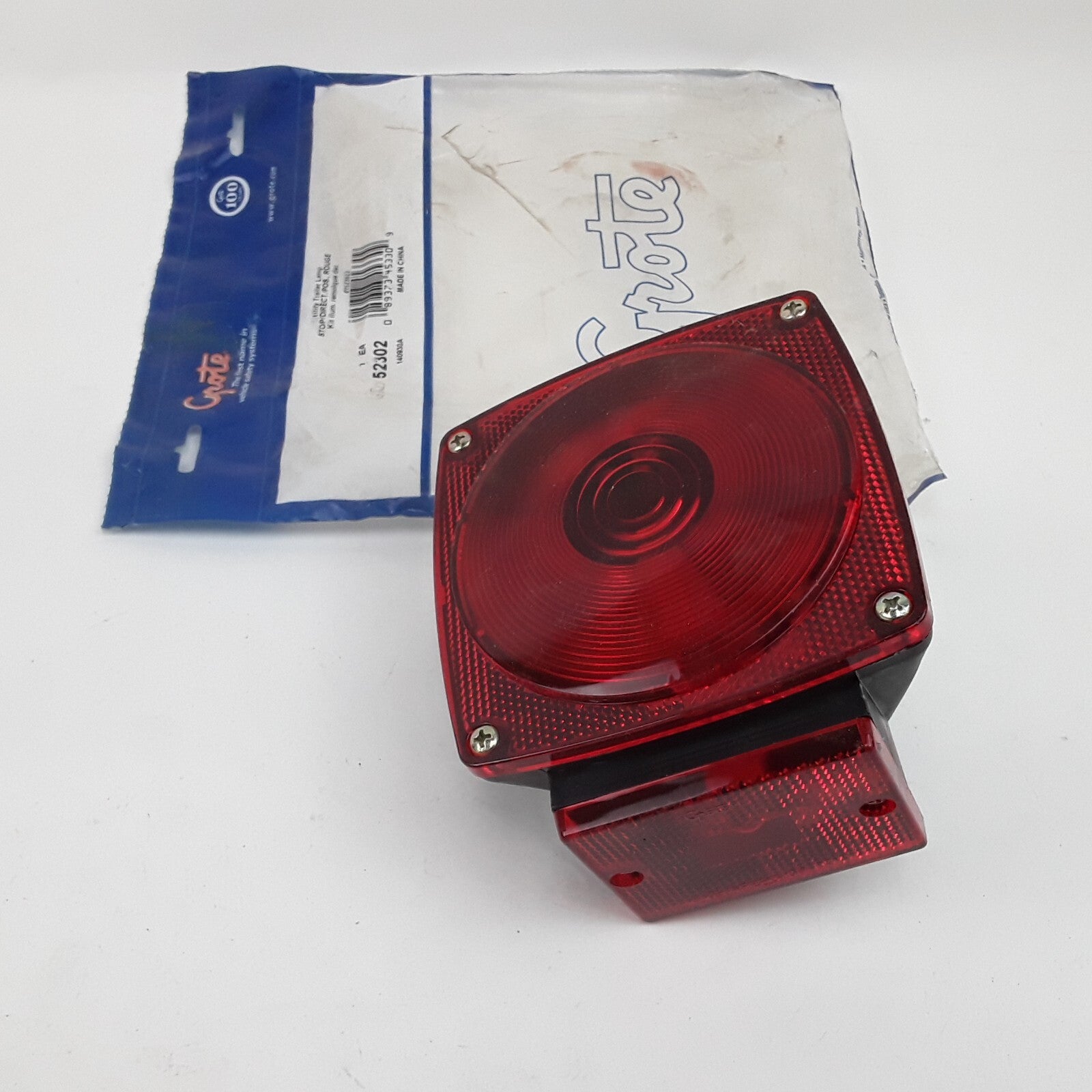 Grote 52302 Trailer Lighting Kit Red RH Stop Tail Turn Replacement Rectangular