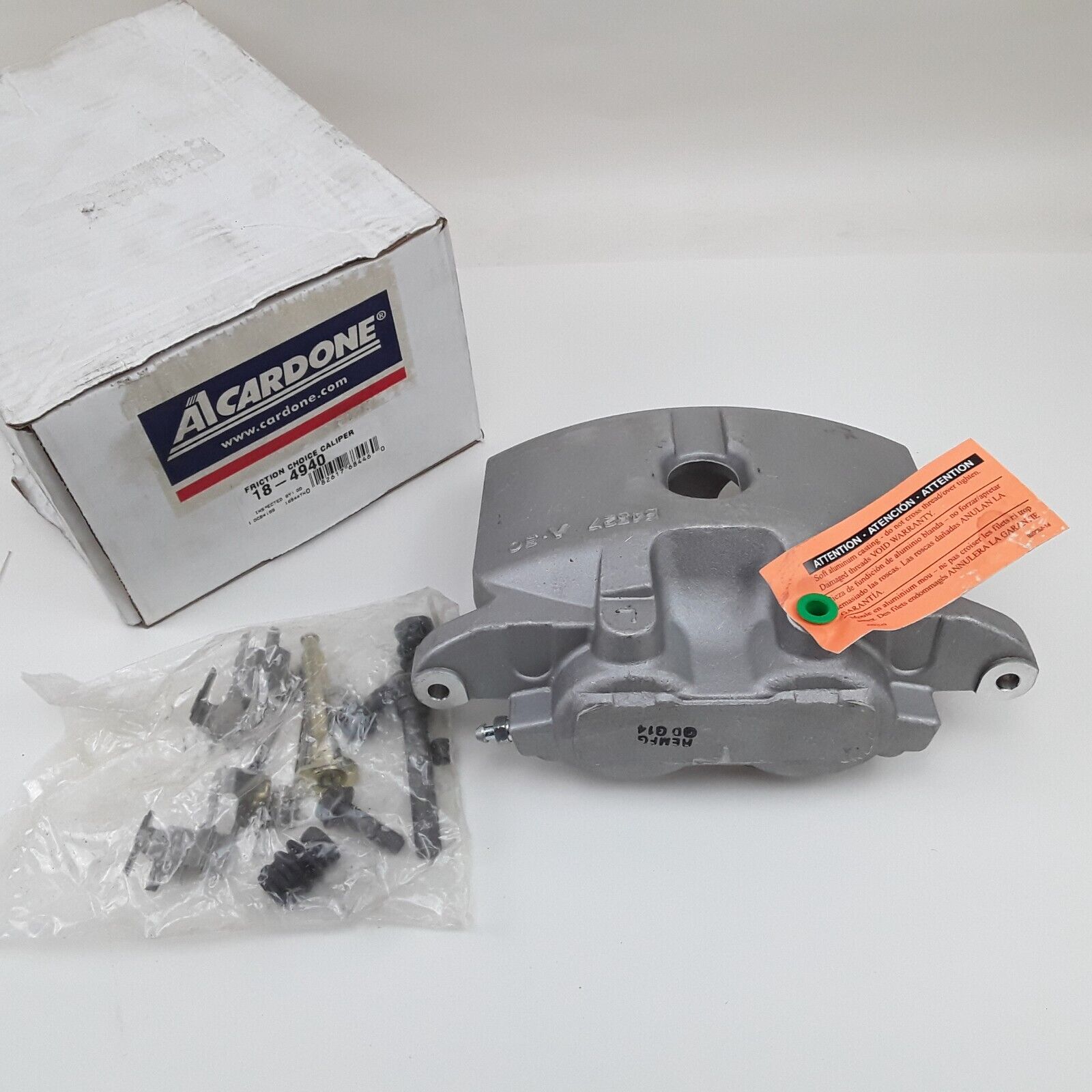 Cardone Industries 184940 Reman Brake Hydraulics - Disc Brake Caliper, Rear Left