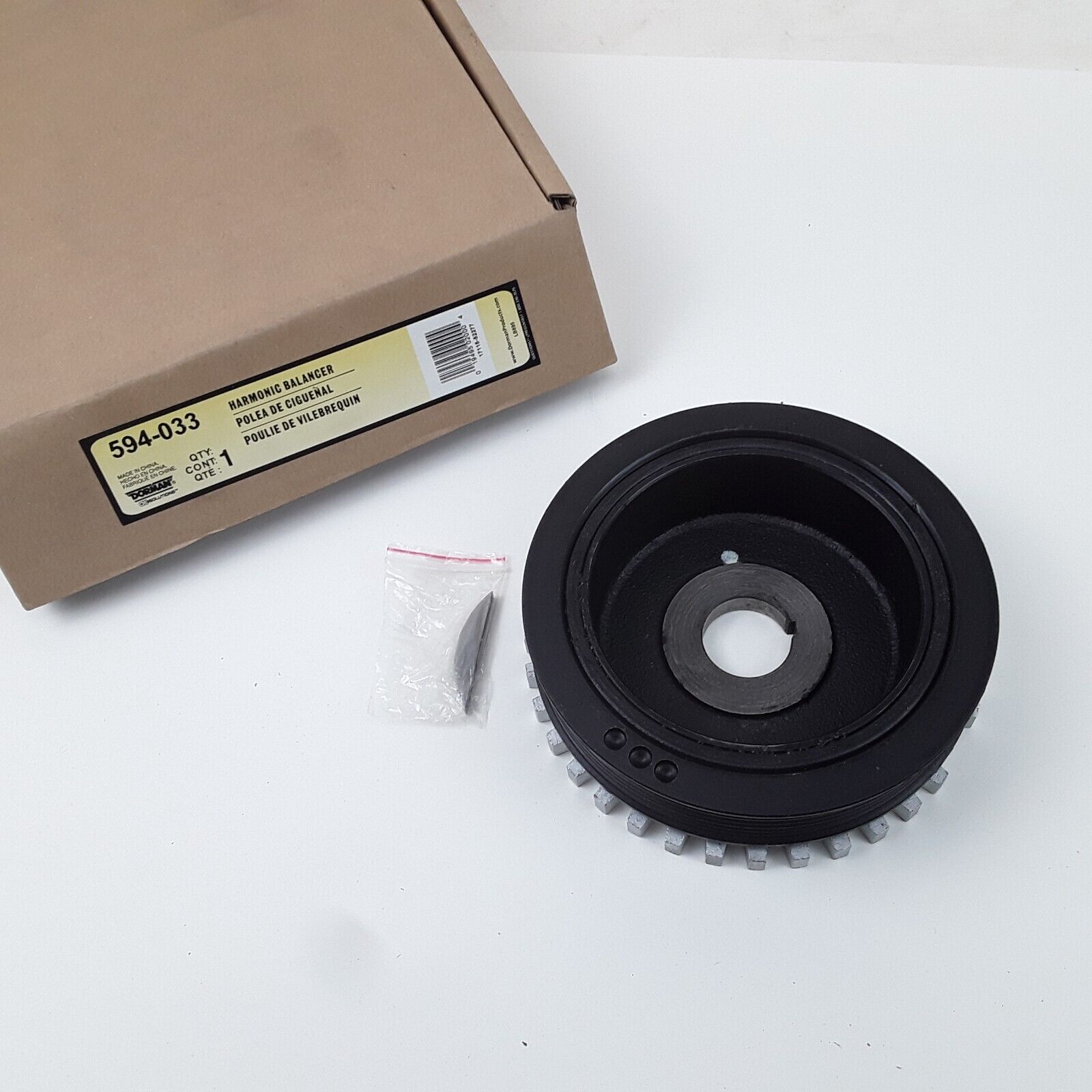Engine Harmonic Balancer Fits Ford Escort 1991-2001 Mercury Tracer 1991-1999