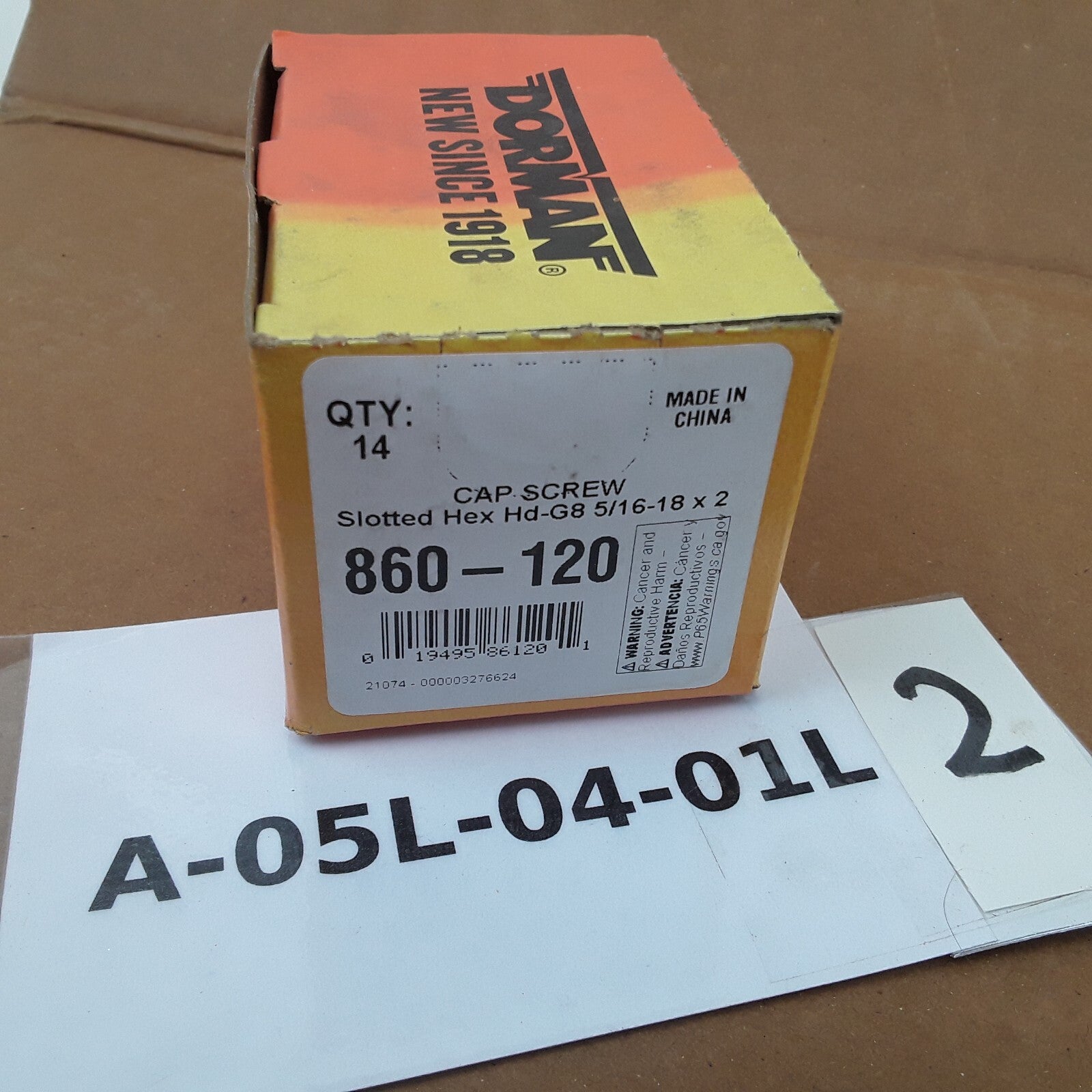 Multipurpose Grueso Bolt Cap Screw-Hex Head-Grade 8- 5/16-18 x 2 In Pack of 14