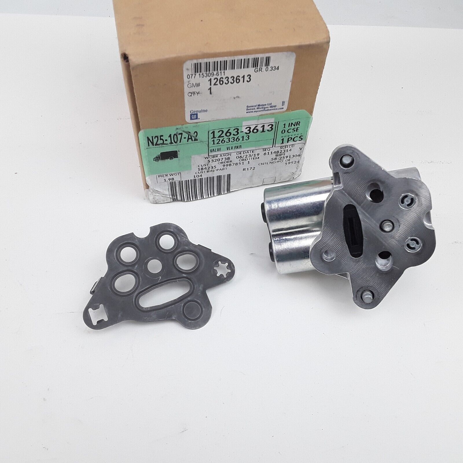 OEM GM Engine Variable Timing Oil Control Valve For Chevrolet Malibu Impala 2.5L