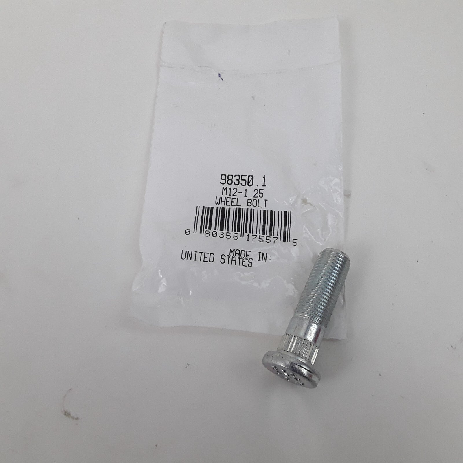 Dorman 98350.1 Chrome Wheel Bolt M12-1.5 β Car Truck Stud Lug Hardware
