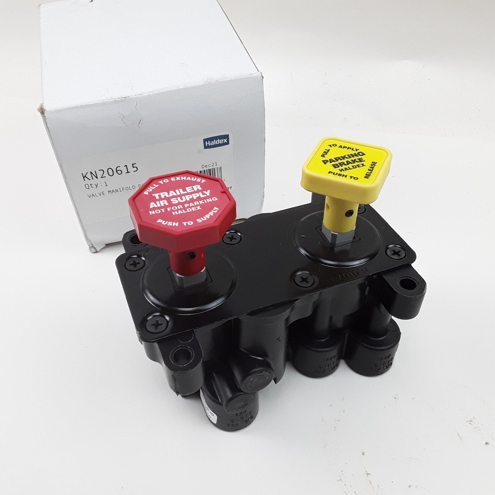 OEM Haldex KN20615 Manifold Dash Valve Air Supply and Parking Brake Heavy Duty