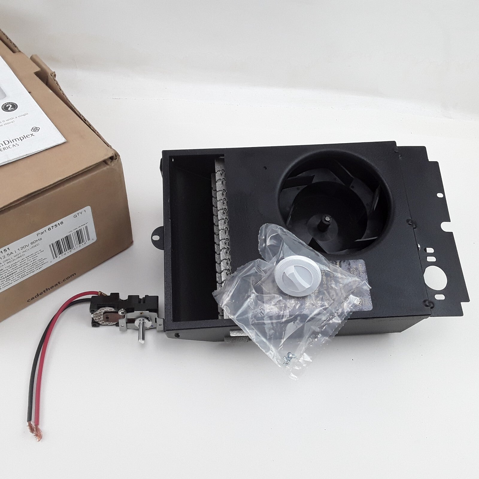 Glen Dimplex Americas CS151 Com-Pak Electric Fan-Forced Heater Assembly 120 Volt