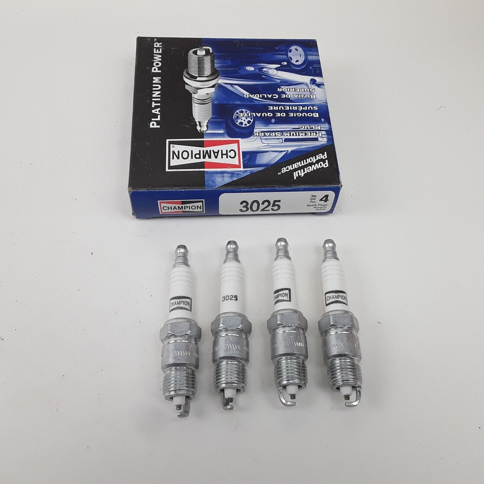 Champion 3025 Platinum Power Spark Plug Fits Chevrolet GMC Pontiac 1970-1979