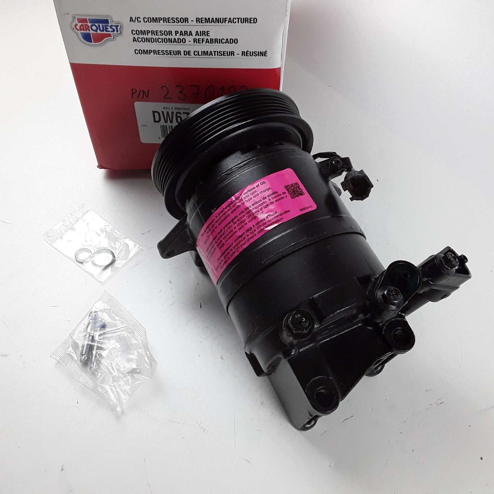 Carquest Premium DW67438 A/C Compressor Fits Nissan Altima Maxima (2002-2008)