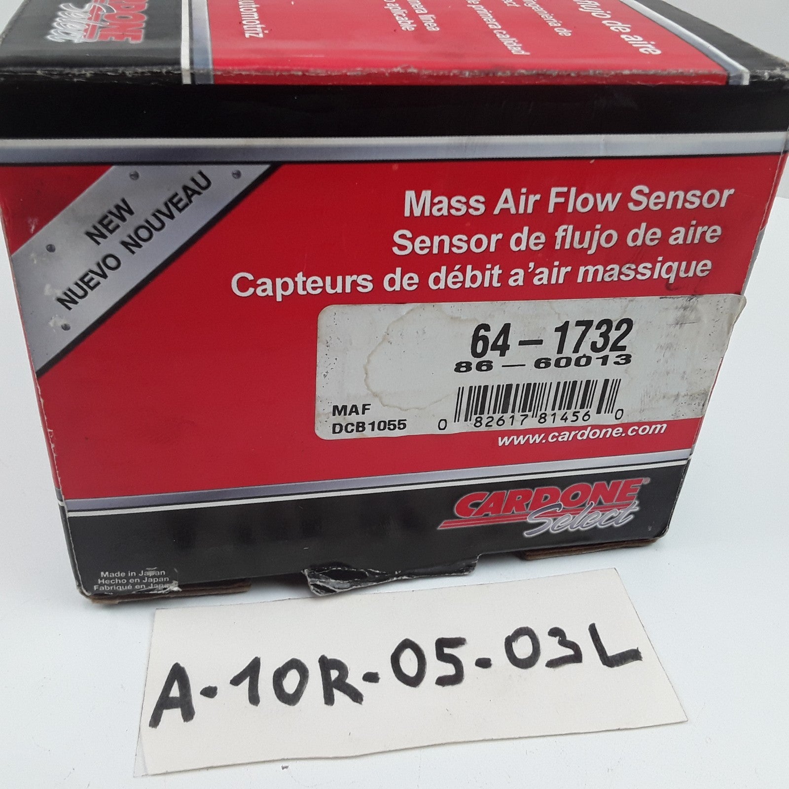 Mass Air Flow Sensor Fits Chrysler Sebring 2001-05 Mitsubishi Eclipse 2000-2005