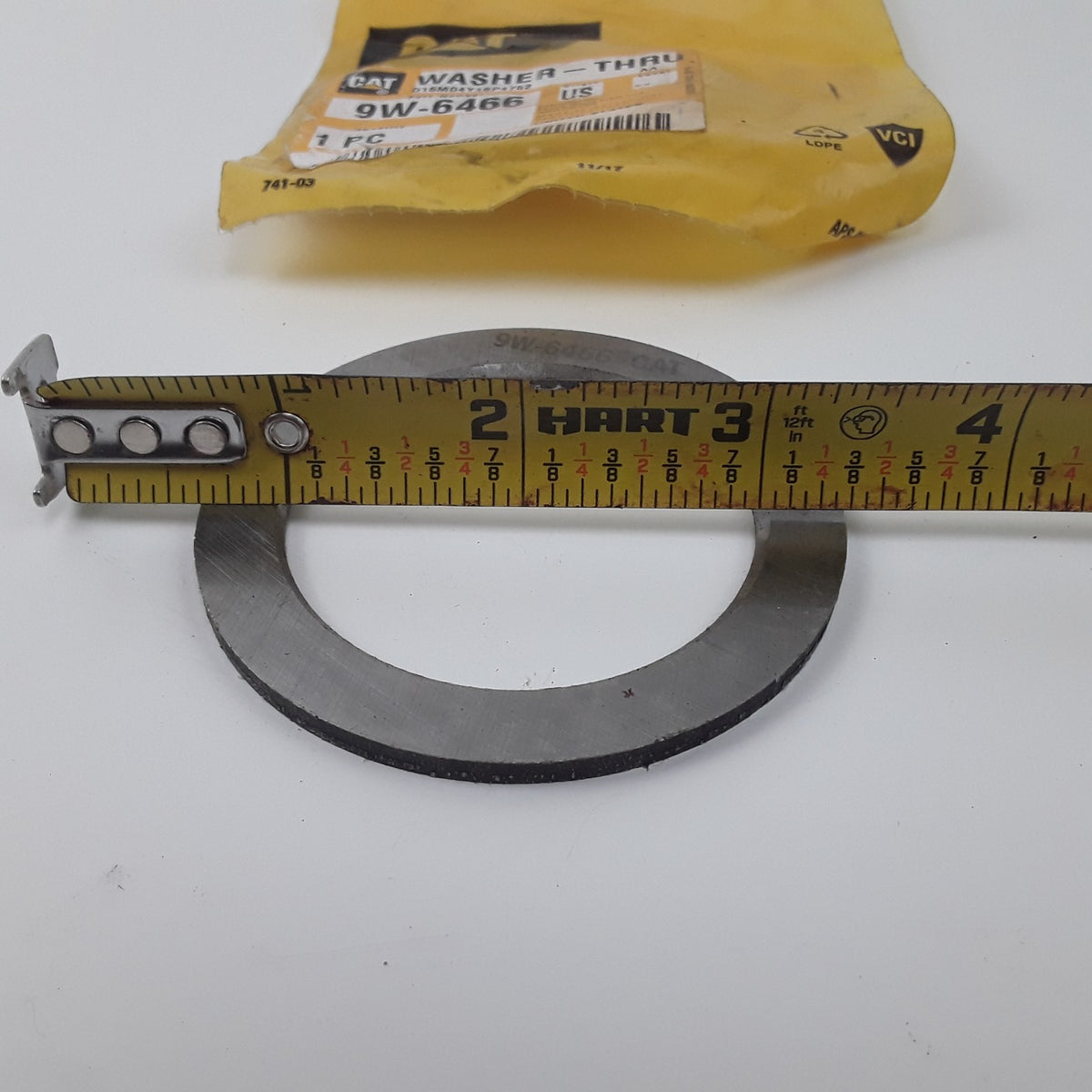 Caterpillar 9W-6466 Transmission Clutch Thrust Washer Inner 2.006in Outer 2.73in