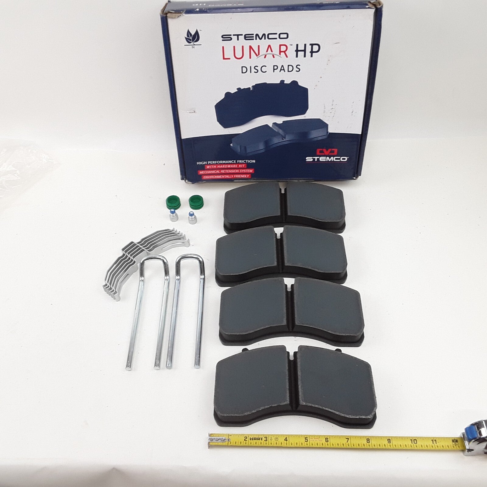 Stemco AD1777LHP-2 Car Truck Premium Semi-Metallic Air Disc Brake Pads Set
