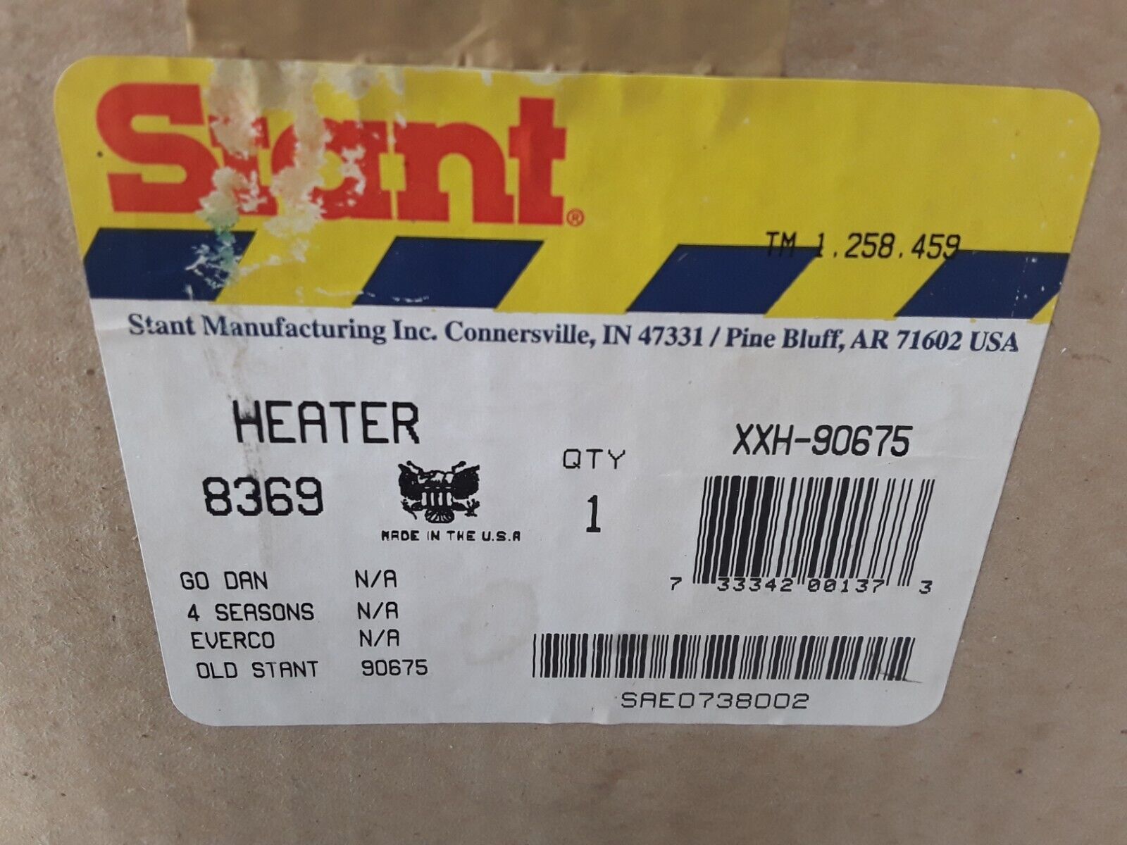 Stant 90675 HVAC Heater Core for Ford 1992-1996 E-150 E-250 E-350 Super Duty - HotCarParts