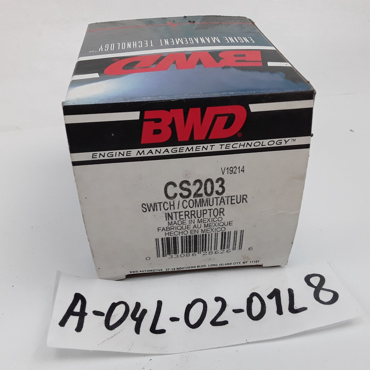 BWD CS203 Ignition Starter Switch Replaces KSI24 SW8062 95033BX CS203 19140176