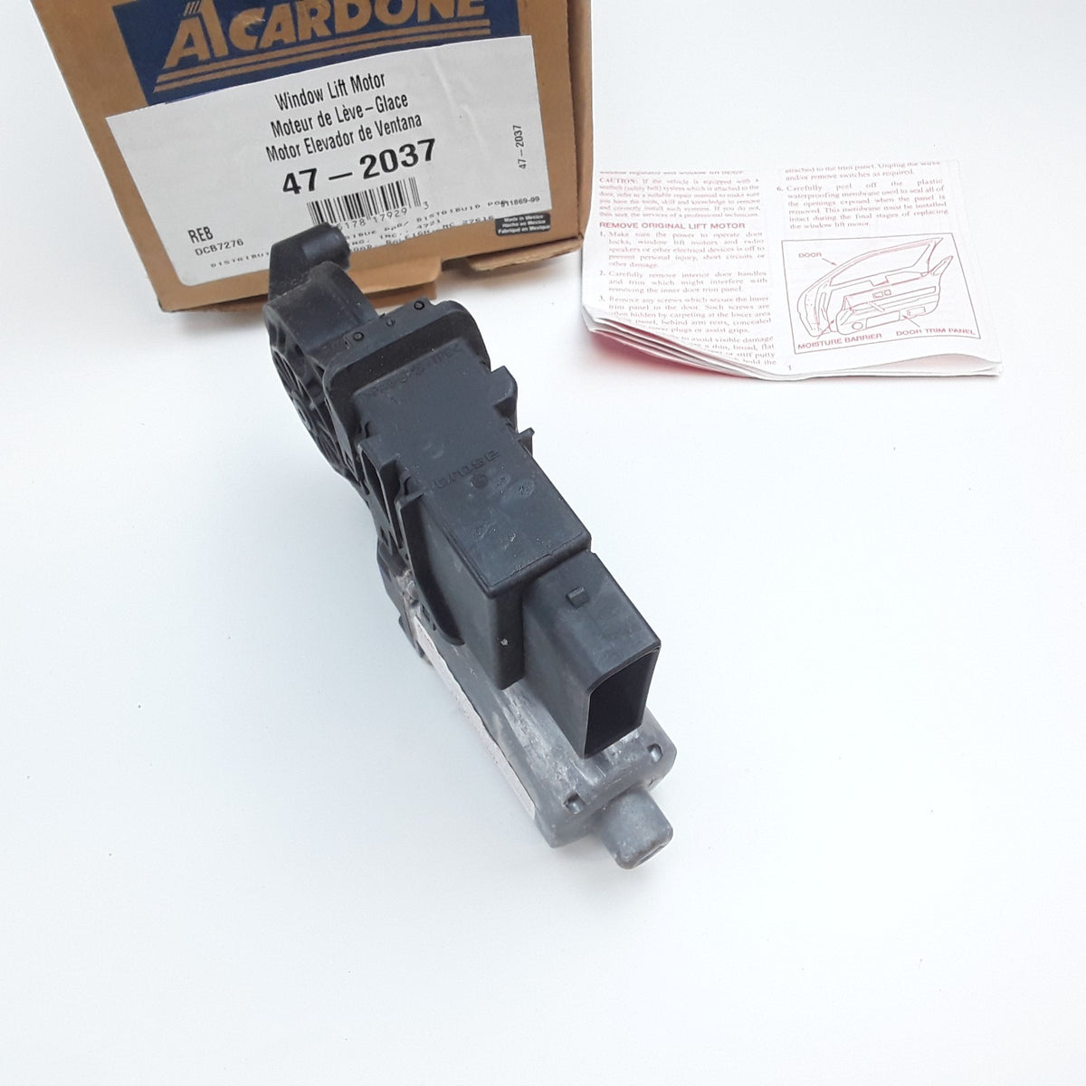 Cardone 47-2037 Rear Left Power Window Motor Fits Volkswagen Passat (2001-2005)