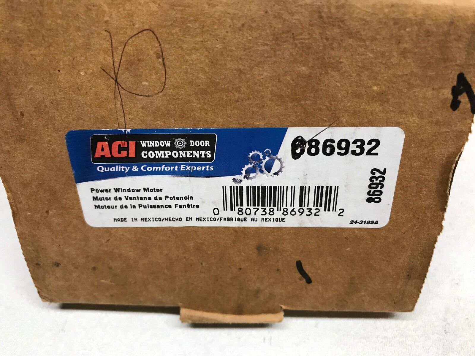 Power Window Motor Front-Left/Right ACI 86932 for Chrysler, Dodge, Ram, VW - HotCarParts