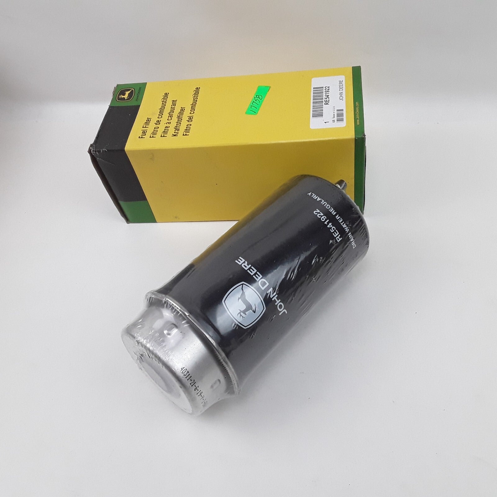 John Deere RE541922 Heavy Duty Spin-On Hydraulic Engine Fuel Filter Separator