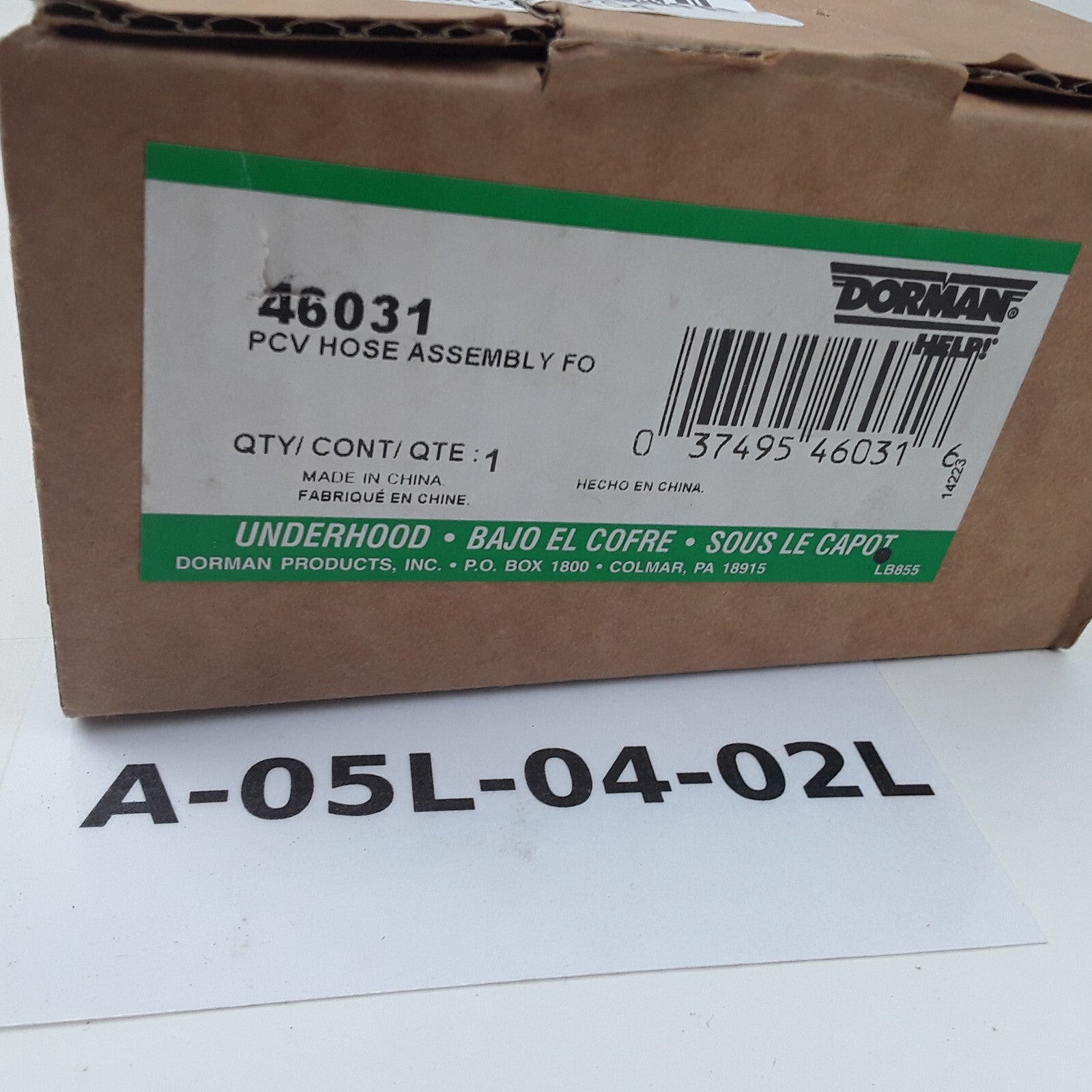Dorman 46031 PCV Valve Tubing Rubber Fits Ford Focus (2000)