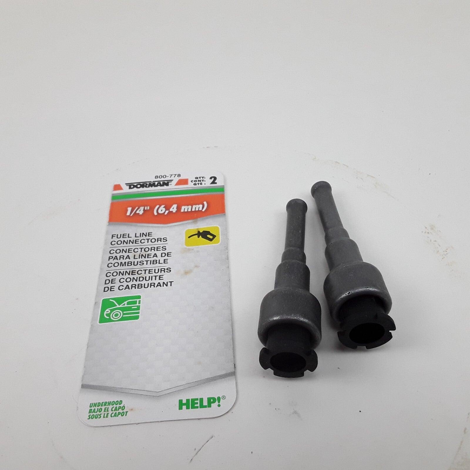 Dorman 800-778 Straight To 1/4 In. Barbed Fuel Line Connector Pack of 2