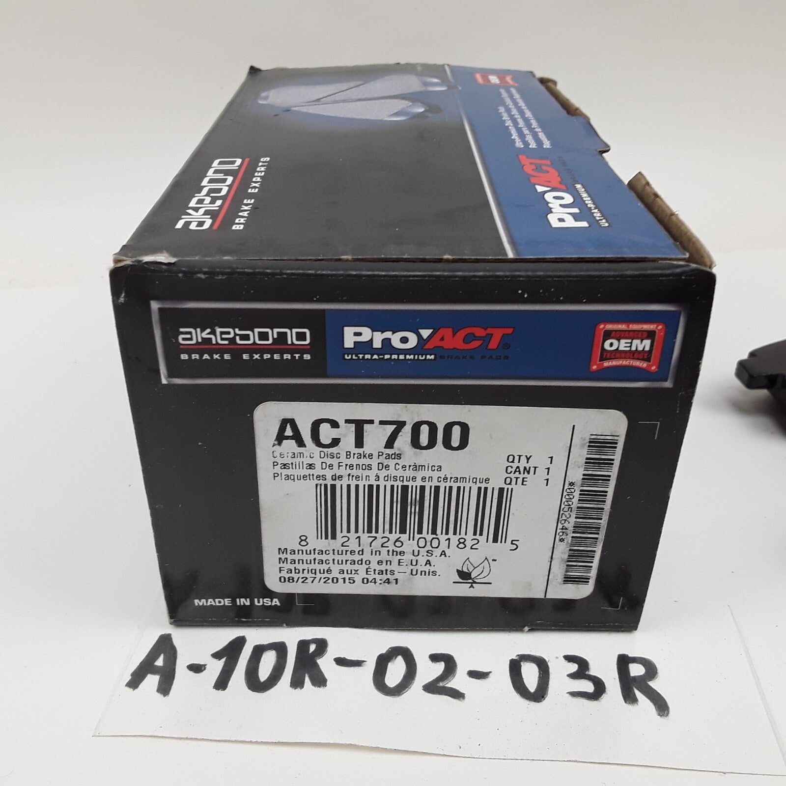 Front Brake Pad Fits Kia Optima 2001-03 Hyundai Tiburon Elantra Sonata 1992-2006